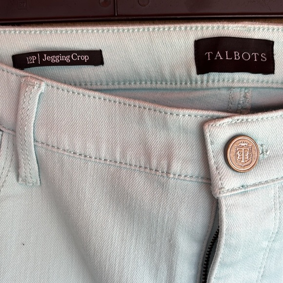 Talbots Petite Jegging Crop NWT Women's High Waist Skinny Leg Crop Length 12P - Picture 3 of 10